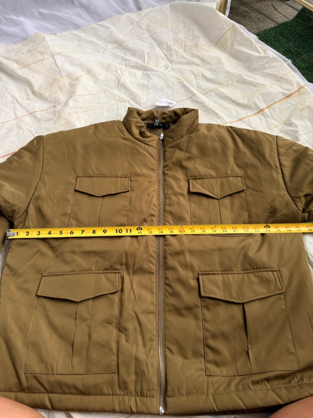 Forever 21 Shacket Jacket | XL | NWT Winter Shirt Jacket Utility Outerwear - Picture 4 of 5